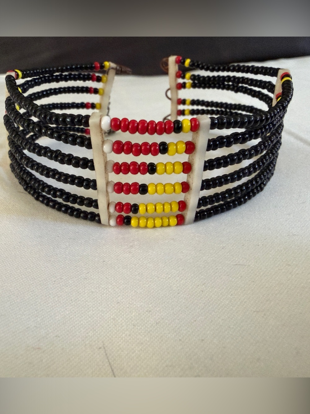 Handmade Beaded Multi-Row Bracelet *callout clasp broke 2/3 spots still wearable
